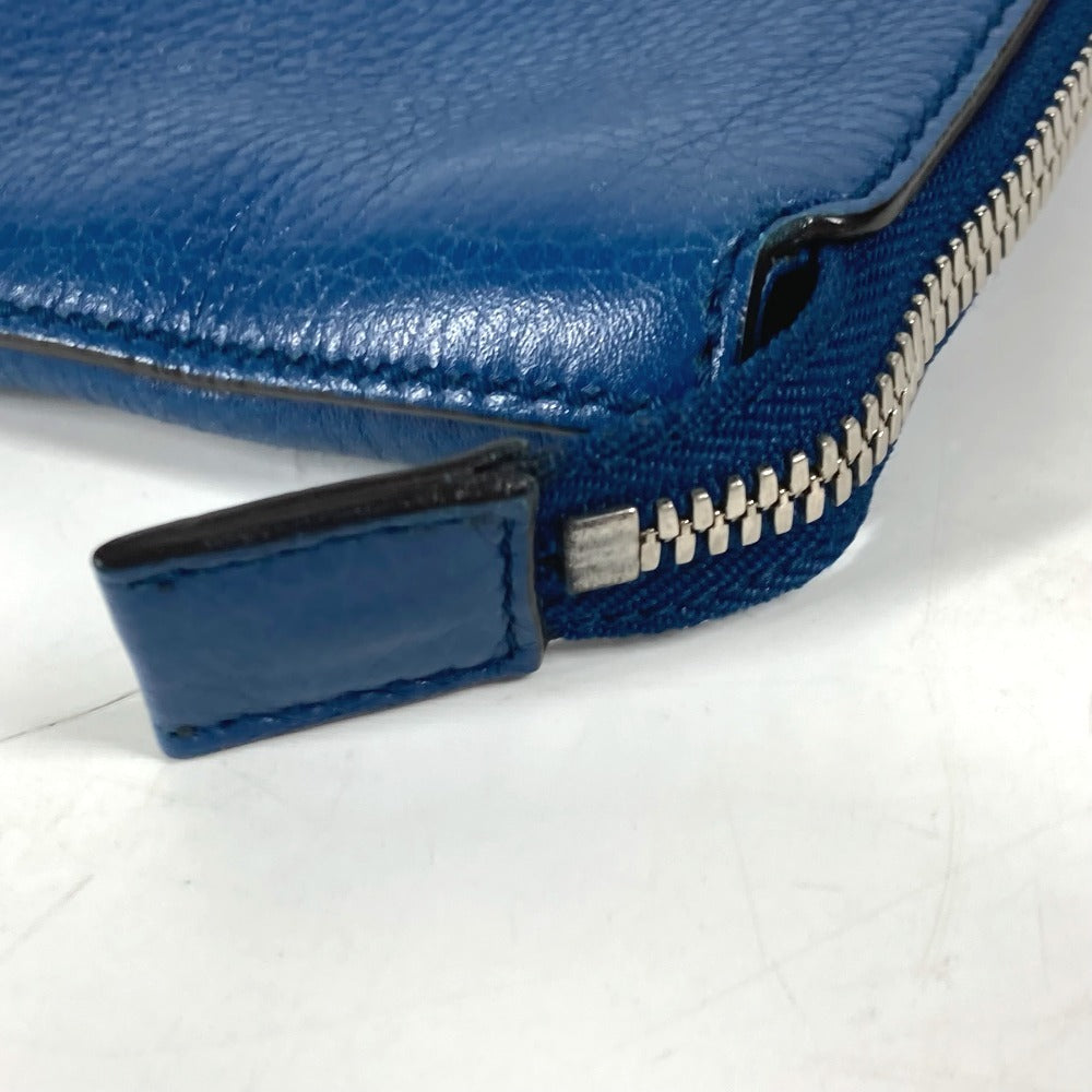 GUCCI business bag 322054 leather blue GG Interlocking G