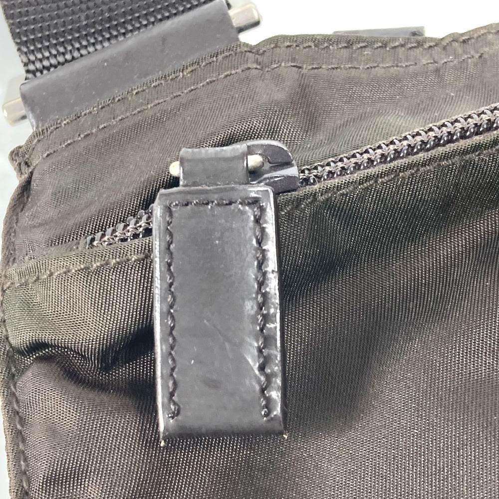 PRADA Shoulder Bag BT7372 Nylon Brown Triangle logo plate
