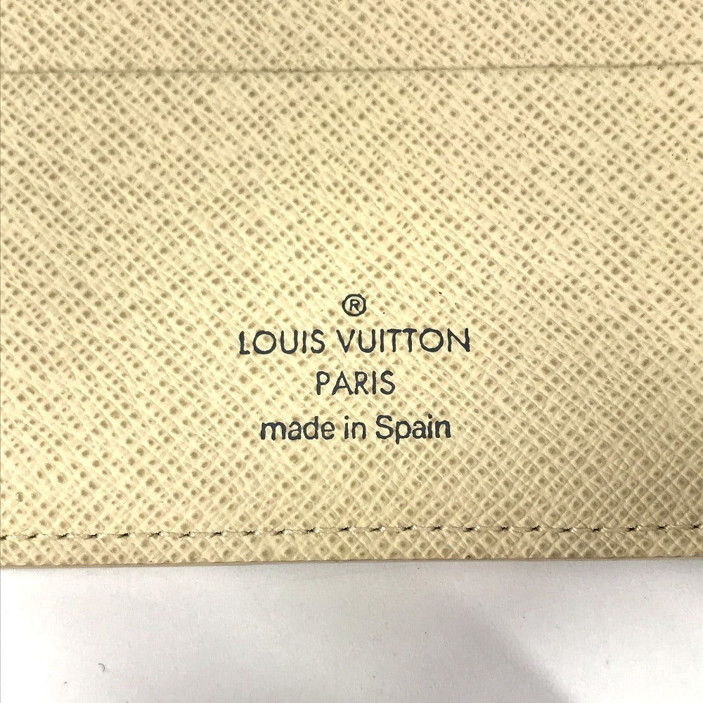 LOUIS VUITTON passport case N60032 Damier Azur Canvas white Damier Azur Couvel Tulle Passopole