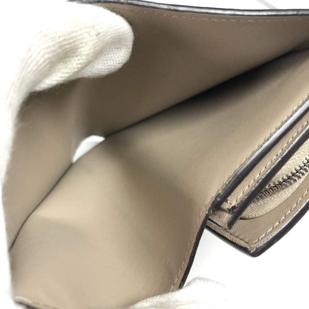 LOUIS VUITTON Folded wallet M62542 monogram mahina leather beige Monogram Mahina Portefeuille Iris Compact