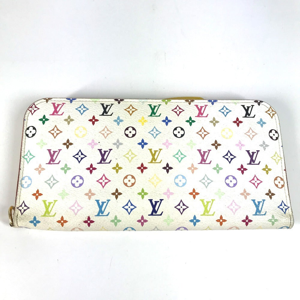 LOUIS VUITTON Long Wallet Purse M93750 Monogram multicolor canvas yellow Monogram multicolor Portefeuille Ansolit