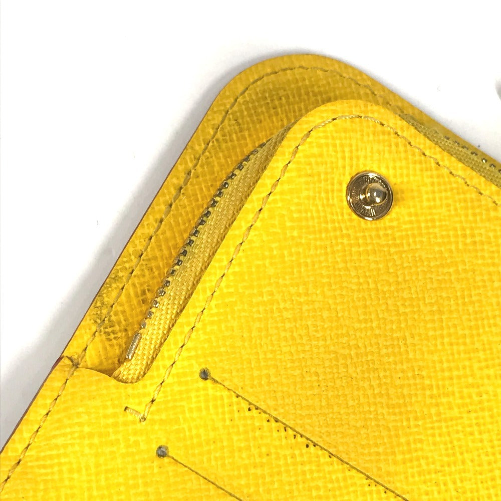 LOUIS VUITTON Long Wallet Purse M93750 Monogram multicolor canvas yellow Monogram multicolor Portefeuille Ansolit