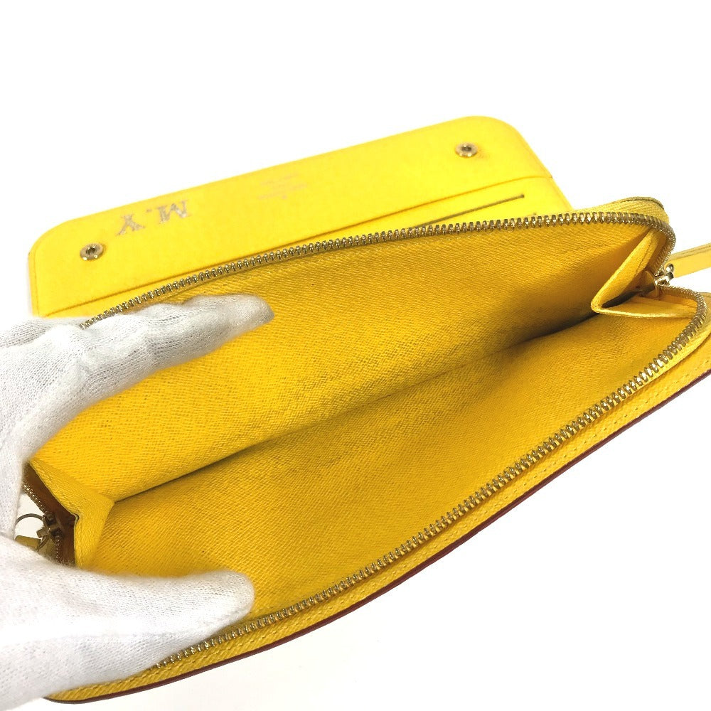 LOUIS VUITTON Long Wallet Purse M93750 Monogram multicolor canvas yellow Monogram multicolor Portefeuille Ansolit