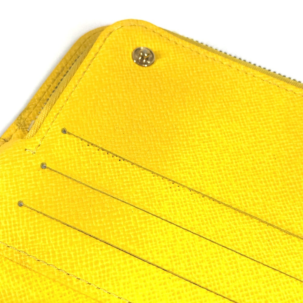 LOUIS VUITTON Long Wallet Purse M93750 Monogram multicolor canvas yellow Monogram multicolor Portefeuille Ansolit