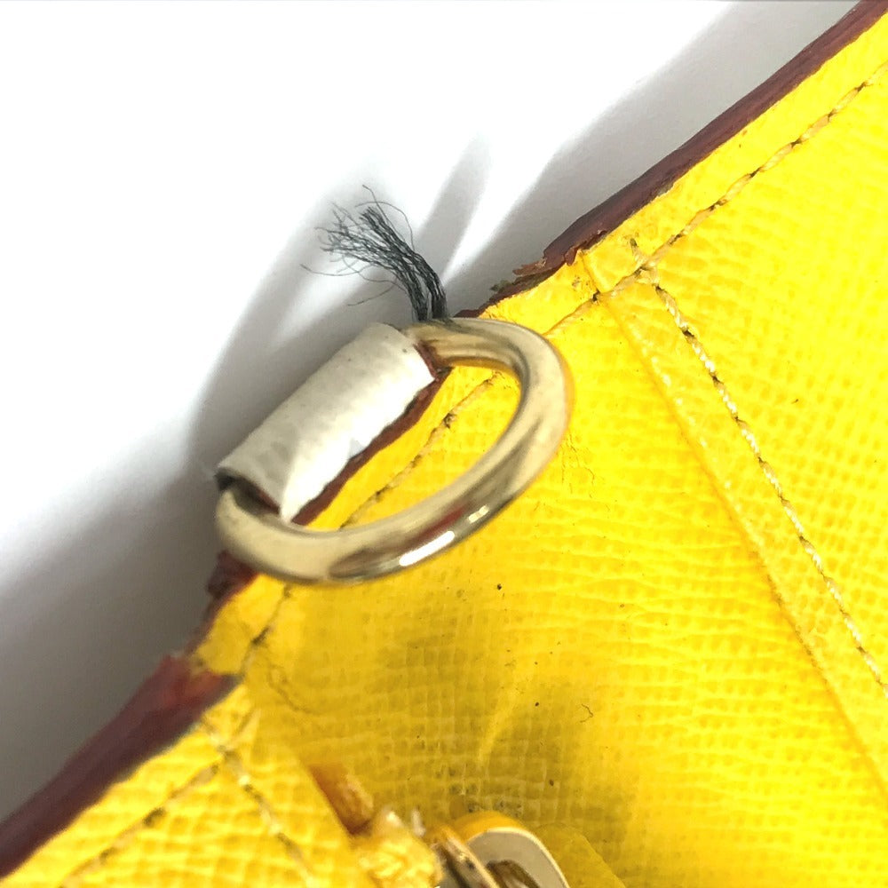 LOUIS VUITTON Long Wallet Purse M93750 Monogram multicolor canvas yellow Monogram multicolor Portefeuille Ansolit