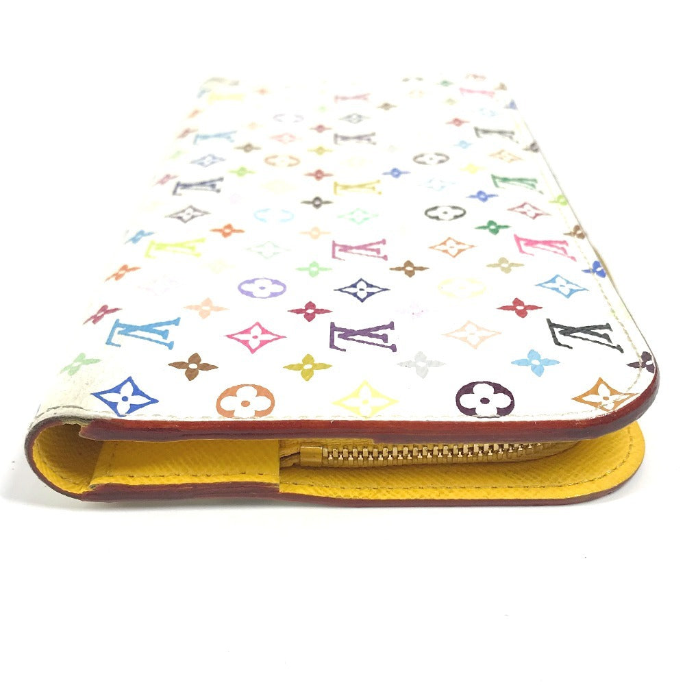 LOUIS VUITTON Long Wallet Purse M93750 Monogram multicolor canvas yellow Monogram multicolor Portefeuille Ansolit