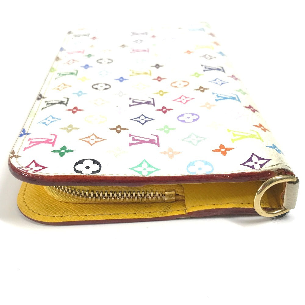 LOUIS VUITTON Long Wallet Purse M93750 Monogram multicolor canvas yellow Monogram multicolor Portefeuille Ansolit
