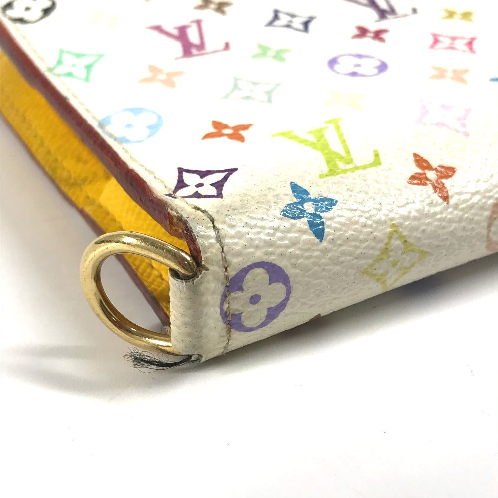 LOUIS VUITTON Long Wallet Purse M93750 Monogram multicolor canvas yellow Monogram multicolor Portefeuille Ansolit