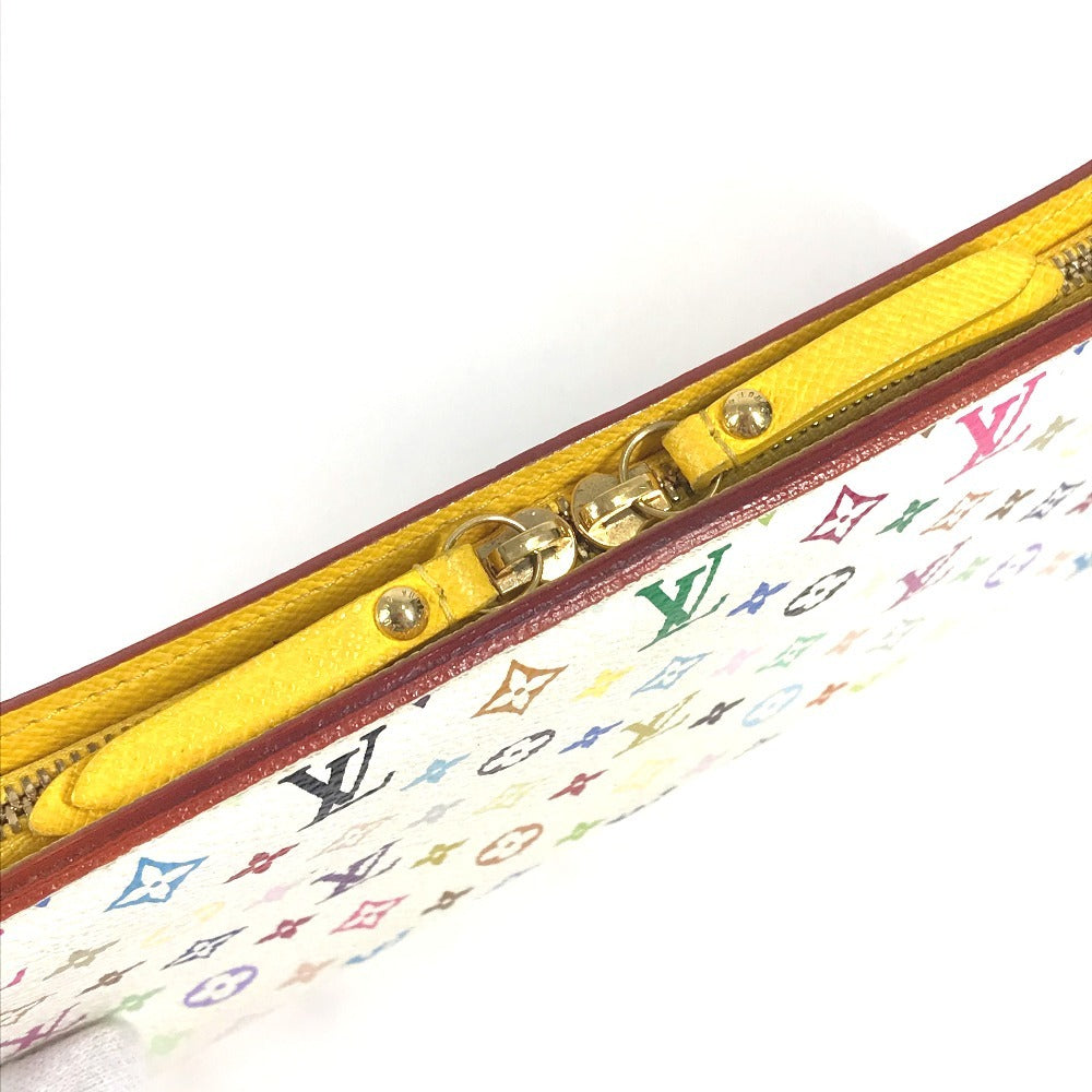 LOUIS VUITTON Long Wallet Purse M93750 Monogram multicolor canvas yellow Monogram multicolor Portefeuille Ansolit