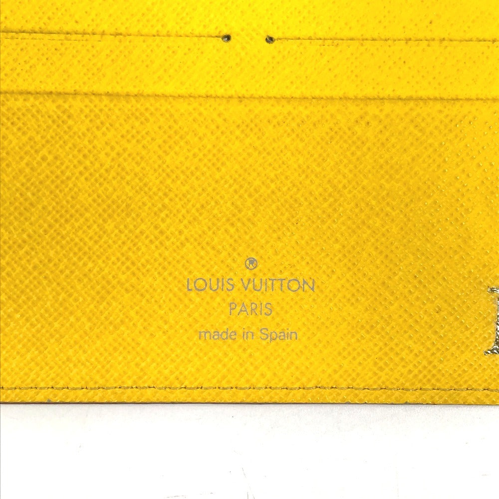 LOUIS VUITTON Long Wallet Purse M93750 Monogram multicolor canvas yellow Monogram multicolor Portefeuille Ansolit