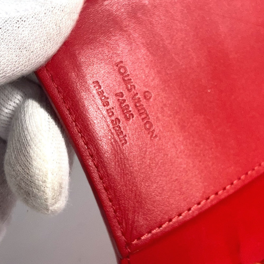 LOUIS VUITTON Notebook cover R21016 Monogram Vernis Canvas Red Monogram Vernis Agenda PM Agenda PM