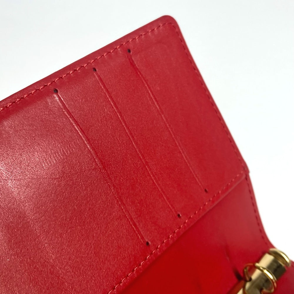 LOUIS VUITTON Notebook cover R21016 Monogram Vernis Canvas Red Monogram Vernis Agenda PM Agenda PM