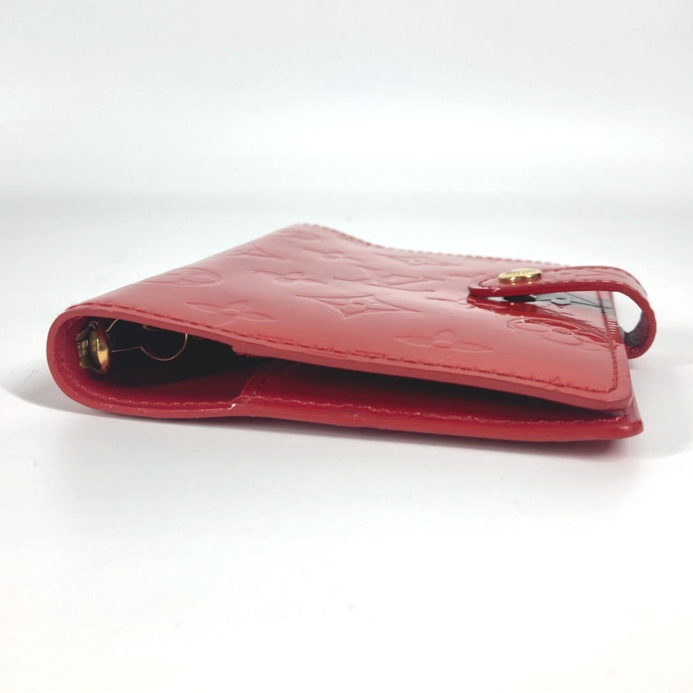 LOUIS VUITTON Notebook cover R21016 Monogram Vernis Canvas Red Monogram Vernis Agenda PM Agenda PM