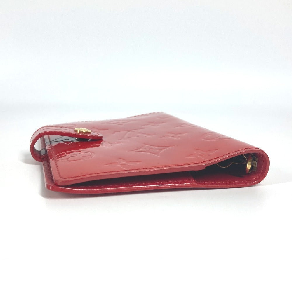 LOUIS VUITTON Notebook cover R21016 Monogram Vernis Canvas Red Monogram Vernis Agenda PM Agenda PM