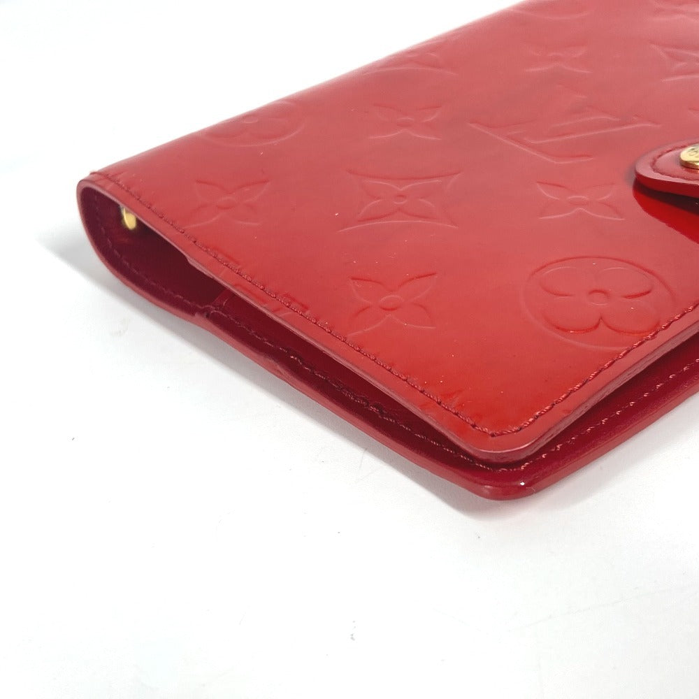 LOUIS VUITTON Notebook cover R21016 Monogram Vernis Canvas Red Monogram Vernis Agenda PM Agenda PM