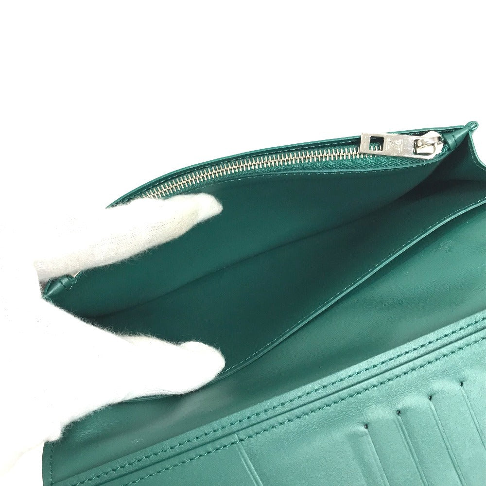 LOUIS VUITTON Long Wallet Purse M82279 leather green LV Aerogram Portefeuille Blaza NM