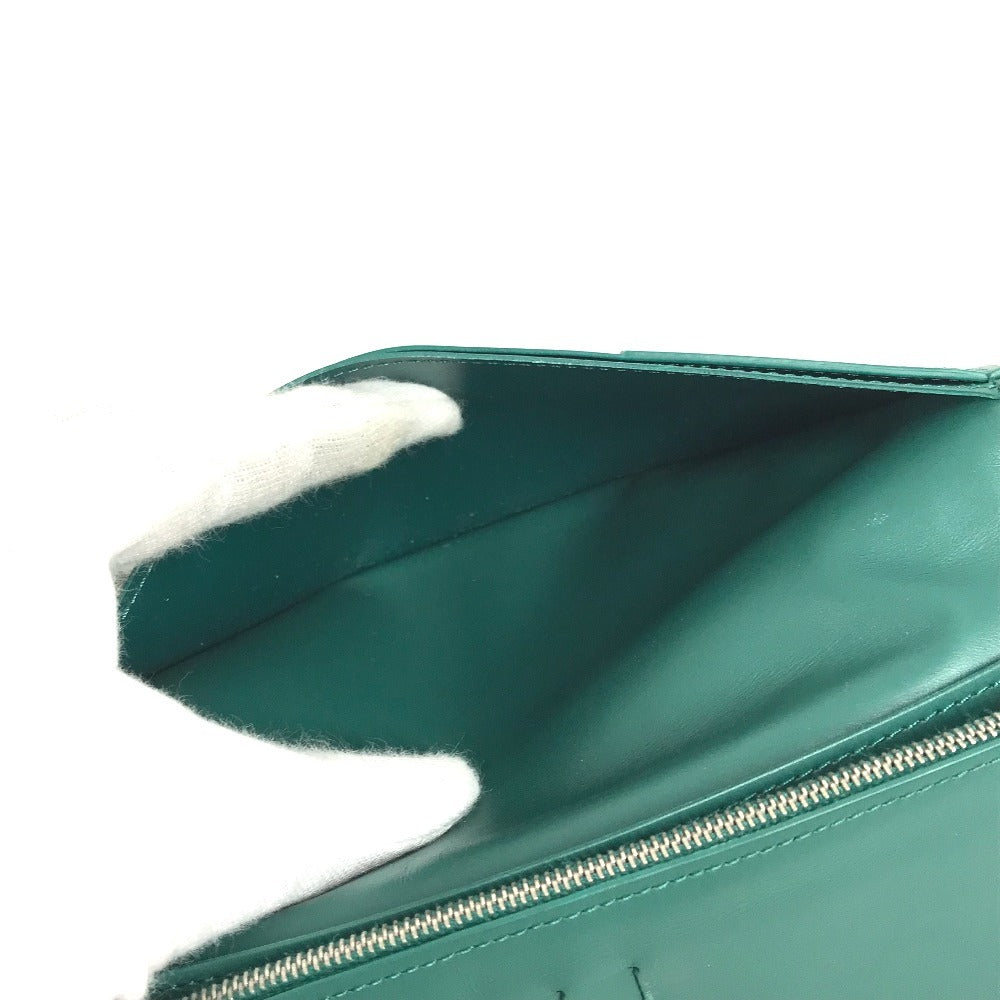 LOUIS VUITTON Long Wallet Purse M82279 leather green LV Aerogram Portefeuille Blaza NM