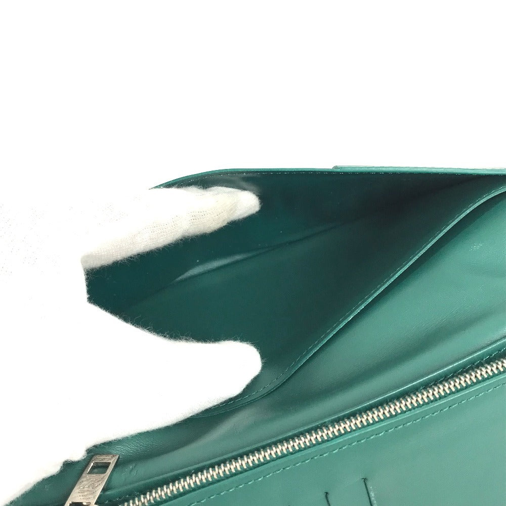 LOUIS VUITTON Long Wallet Purse M82279 leather green LV Aerogram Portefeuille Blaza NM