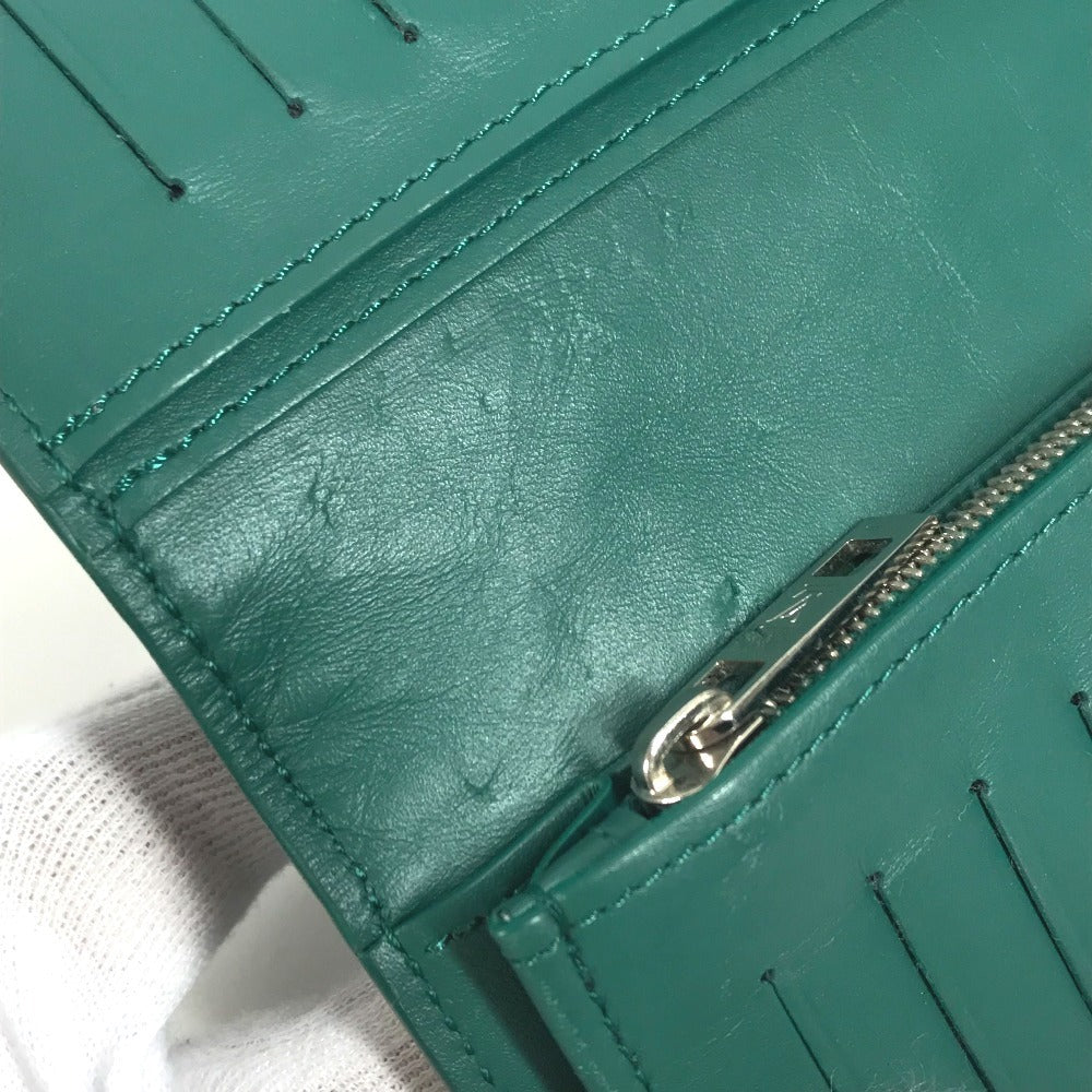 LOUIS VUITTON Long Wallet Purse M82279 leather green LV Aerogram Portefeuille Blaza NM