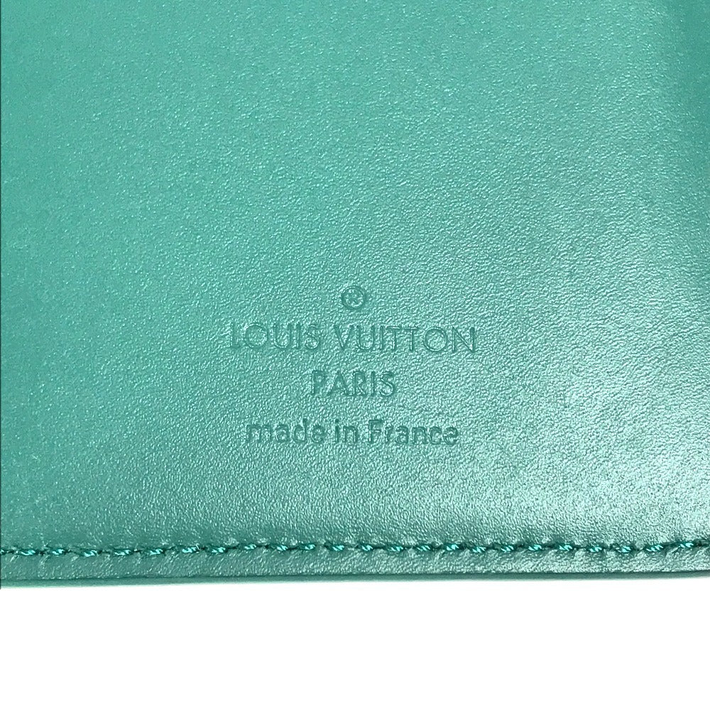 LOUIS VUITTON Long Wallet Purse M82279 leather green LV Aerogram Portefeuille Blaza NM