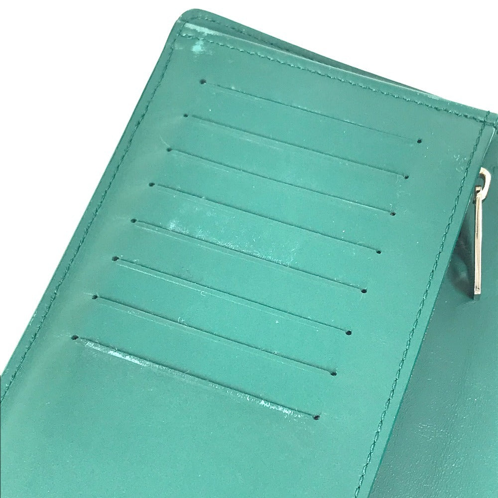 LOUIS VUITTON Long Wallet Purse M82279 leather green LV Aerogram Portefeuille Blaza NM