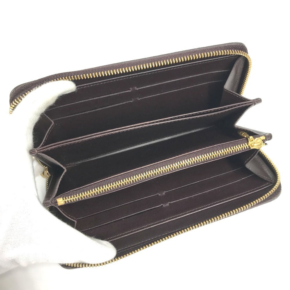 LOUIS VUITTON Long Wallet Purse M93522 Monogram Vernis Canvas purple Monogram Vernis Zippy wallet