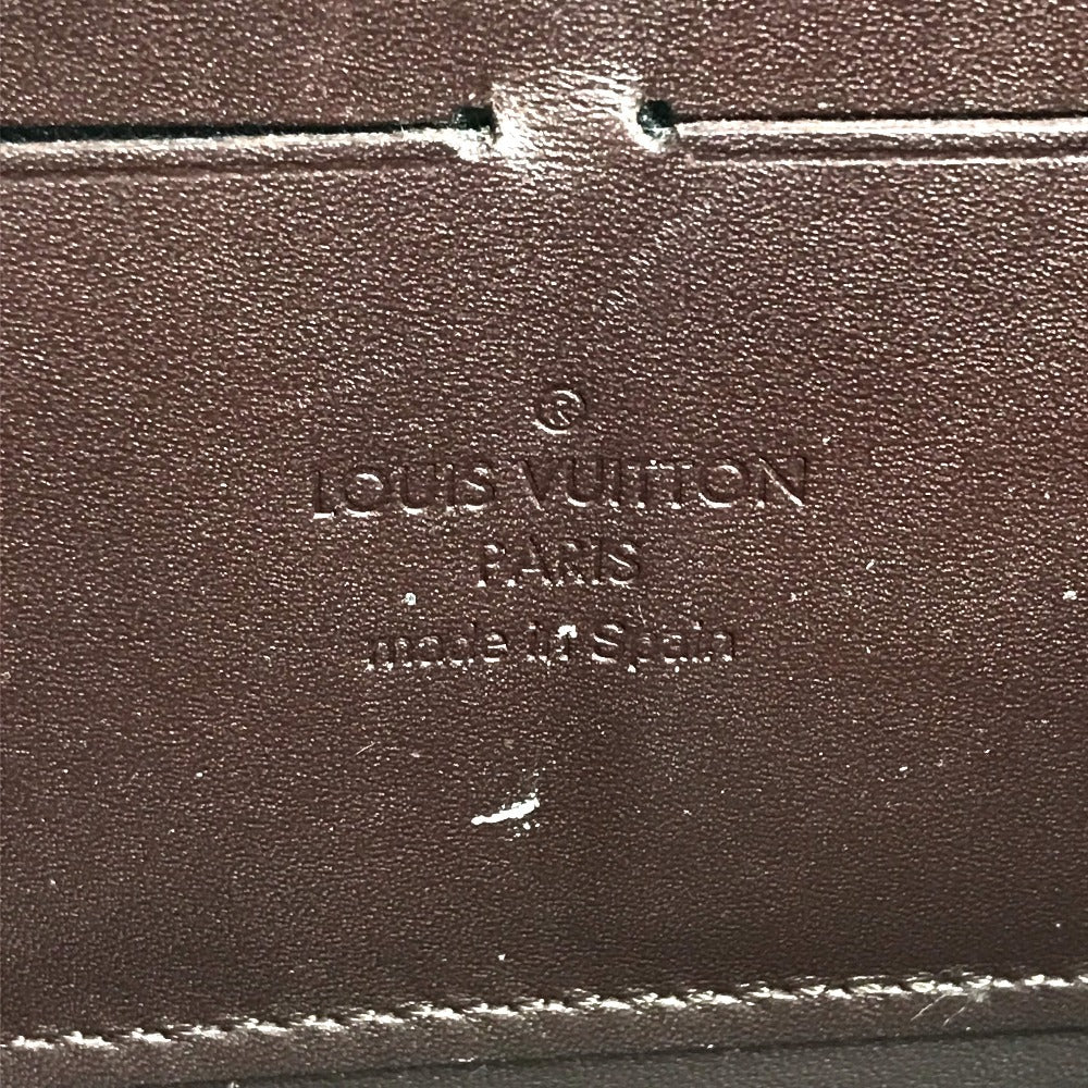 LOUIS VUITTON Long Wallet Purse M93522 Monogram Vernis Canvas purple Monogram Vernis Zippy wallet