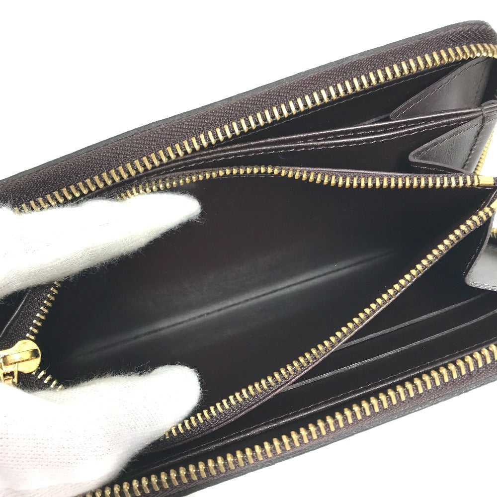 LOUIS VUITTON Long Wallet Purse M93522 Monogram Vernis Canvas purple Monogram Vernis Zippy wallet