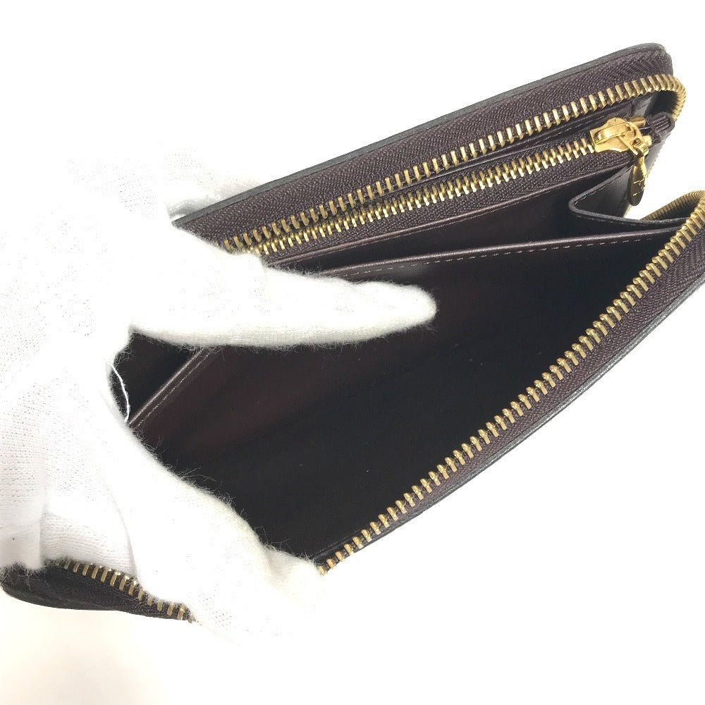 LOUIS VUITTON Long Wallet Purse M93522 Monogram Vernis Canvas purple Monogram Vernis Zippy wallet