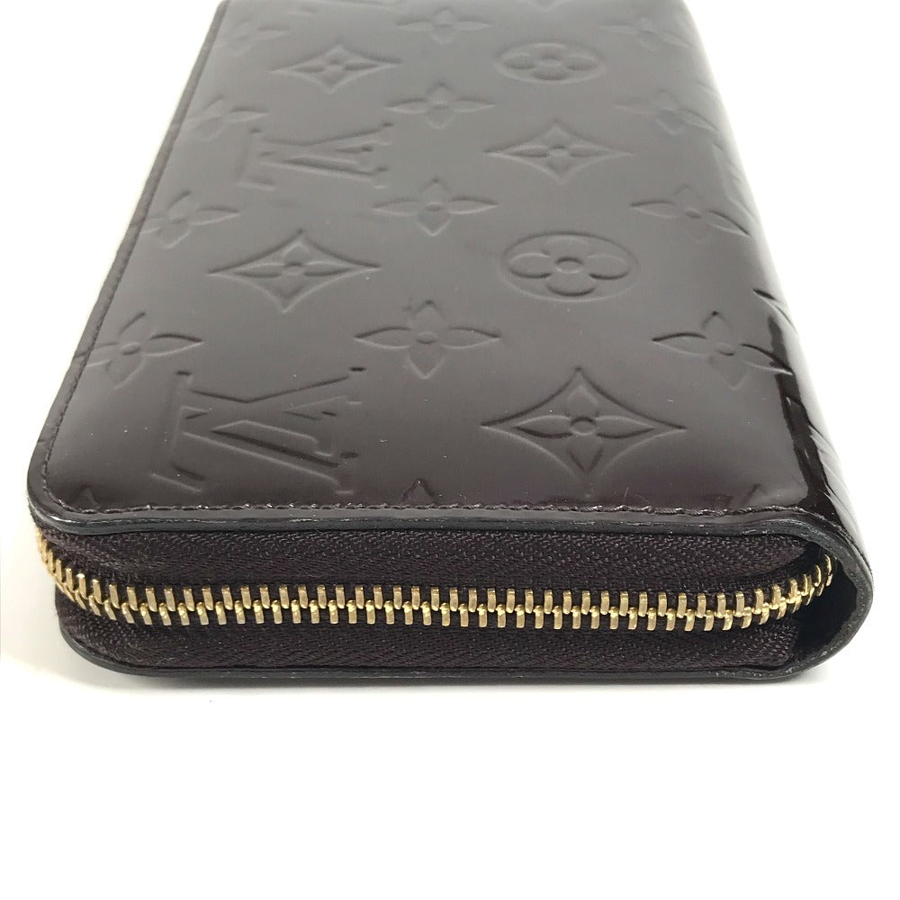 LOUIS VUITTON Long Wallet Purse M93522 Monogram Vernis Canvas purple Monogram Vernis Zippy wallet