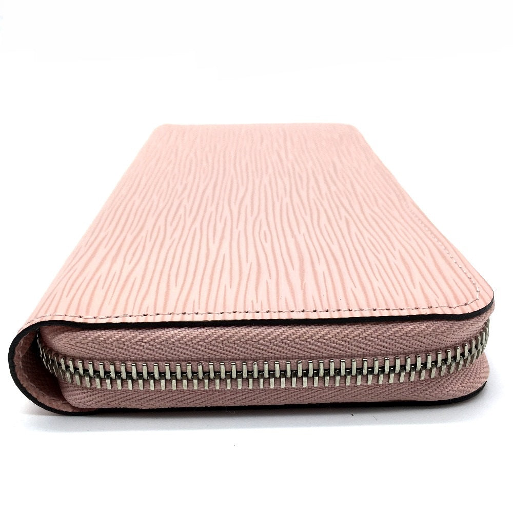LOUIS VUITTON Long Wallet Purse M61863 Epi Leather Pink type Epi Zippy wallet Women Used Authentic