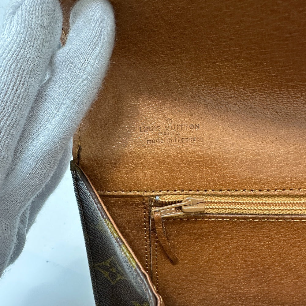 LOUIS VUITTON Clutch bag M51812 Monogram canvas Brown Monogram Pochette Dam PM