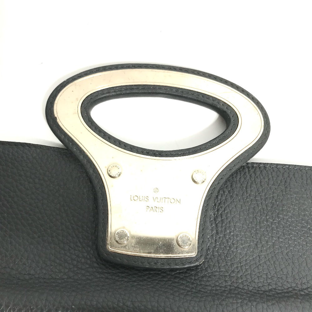 LOUIS VUITTON Clutch bag M48811 Taurillon Clemence Leather black Bag portfolio