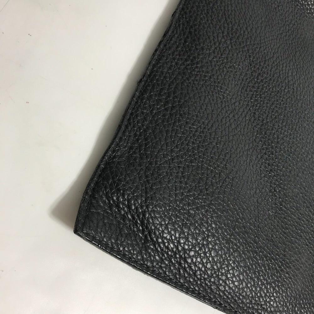 LOUIS VUITTON Clutch bag M48811 Taurillon Clemence Leather black Bag portfolio