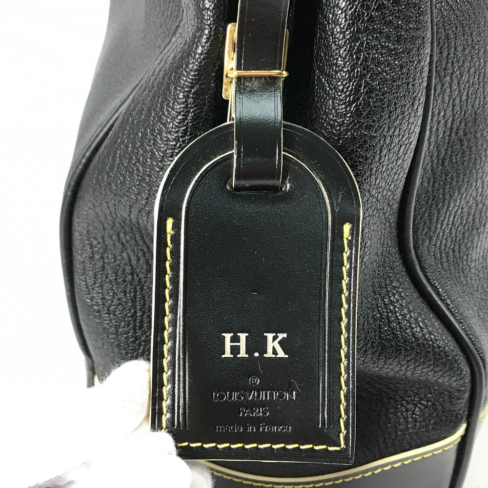 LOUIS VUITTON Handbag M95650 Suhari leather black Suhari Majesty Women Used Authentic
