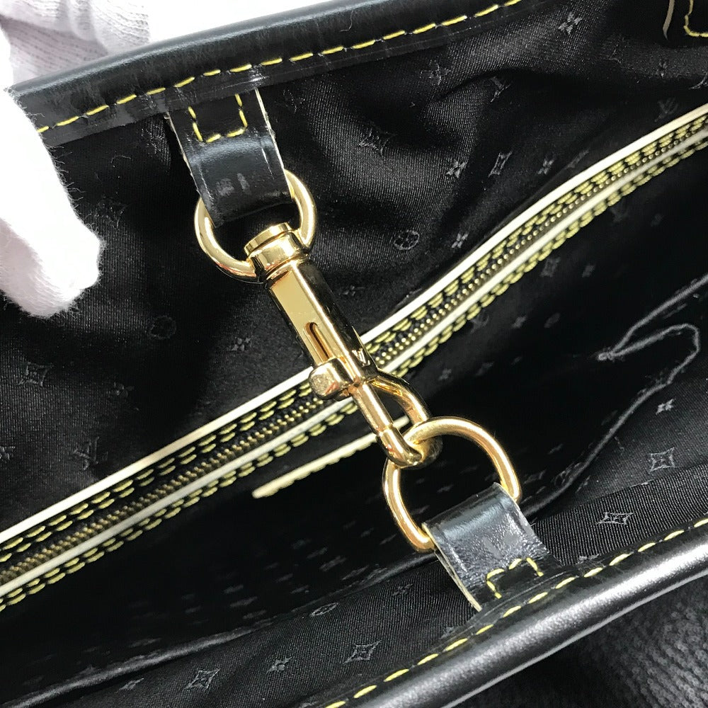 LOUIS VUITTON Handbag M95650 Suhari leather black Suhari Majesty Women Used Authentic