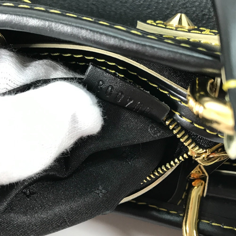 LOUIS VUITTON Handbag M95650 Suhari leather black Suhari Majesty Women Used Authentic