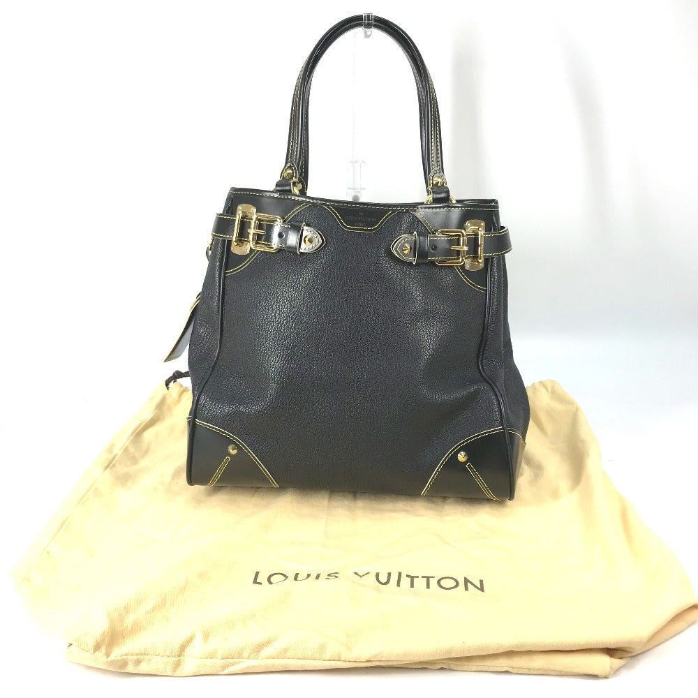 LOUIS VUITTON Handbag M95650 Suhari leather black Suhari Majesty Women Used Authentic