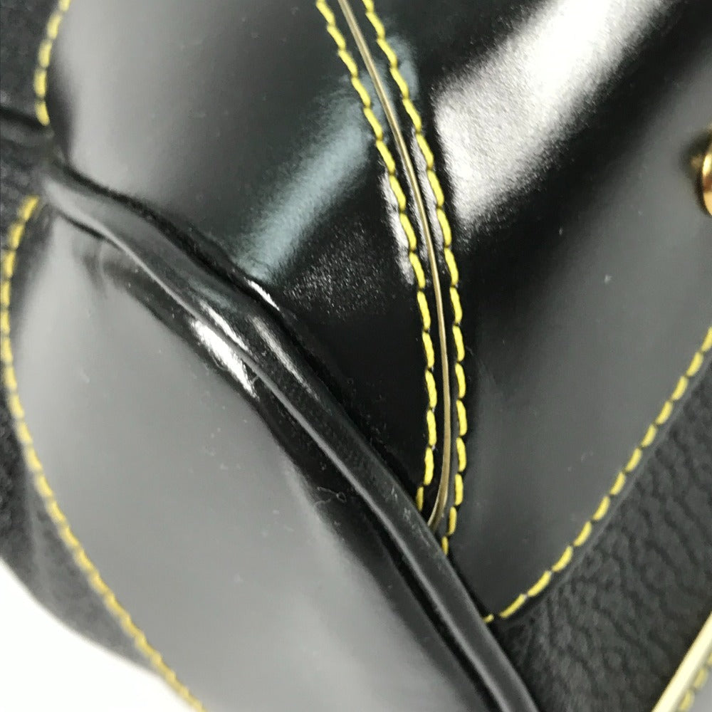 LOUIS VUITTON Handbag M95650 Suhari leather black Suhari Majesty Women Used Authentic