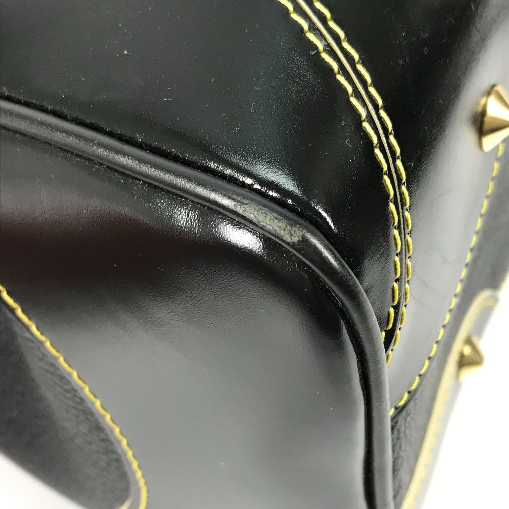 LOUIS VUITTON Handbag M95650 Suhari leather black Suhari Majesty Women Used Authentic
