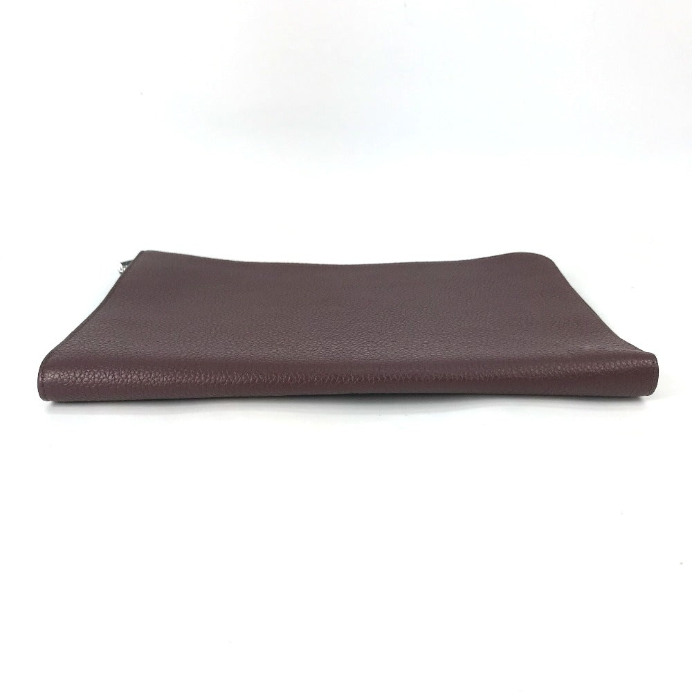 LOUIS VUITTON Clutch bag M53217 Taurillon Clemence Leather Brown Pochette Jules GM