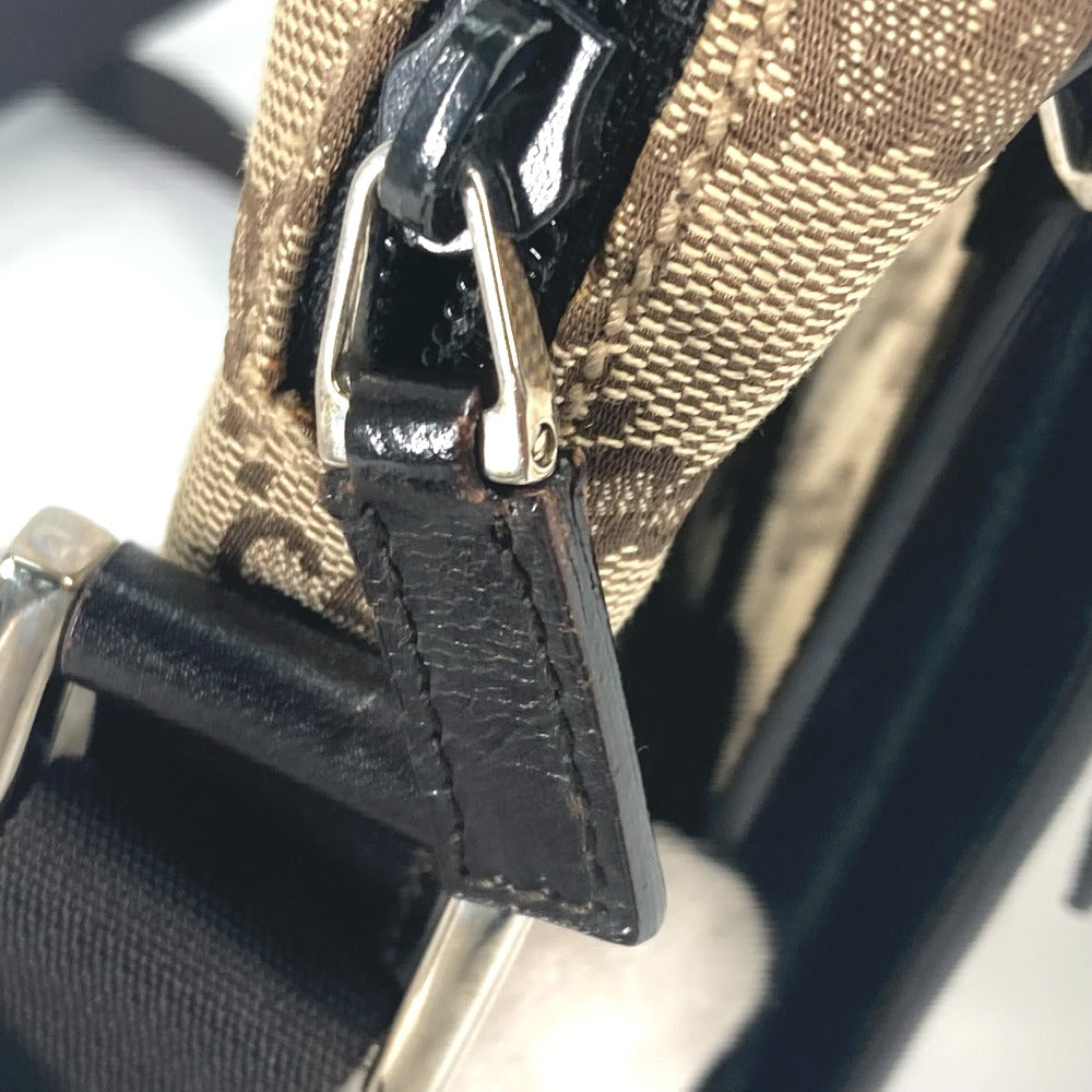GUCCI Shoulder Bag 018 1619 Canvas / leather beige Pochette GG
