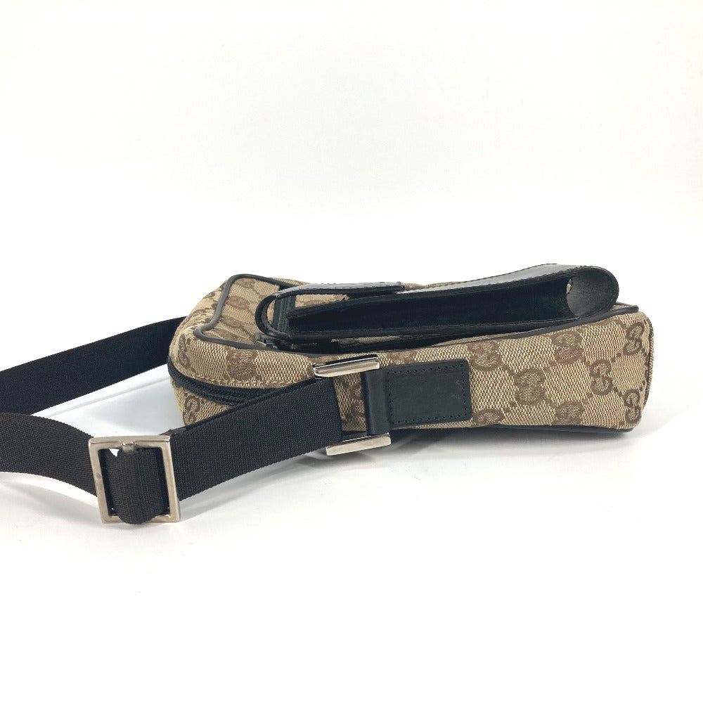 GUCCI Shoulder Bag 018 1619 Canvas / leather beige Pochette GG