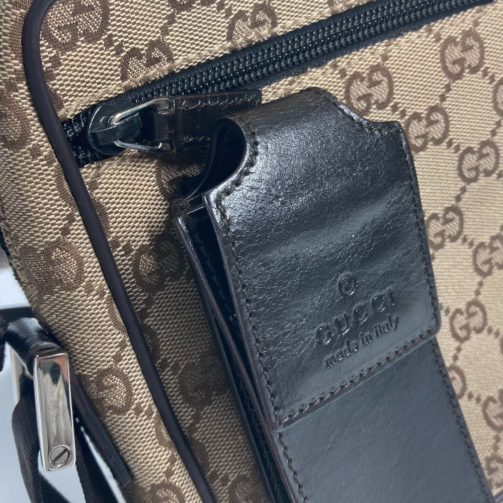 GUCCI Shoulder Bag 018 1619 Canvas / leather beige Pochette GG