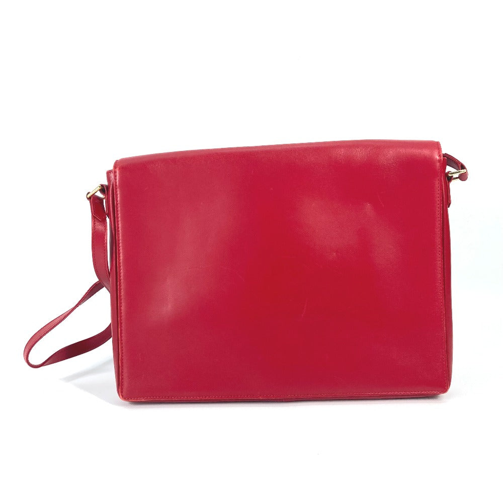 LOUIS VUITTON Shoulder Bag M63937 leather Red Opera Delph Women Used Authentic