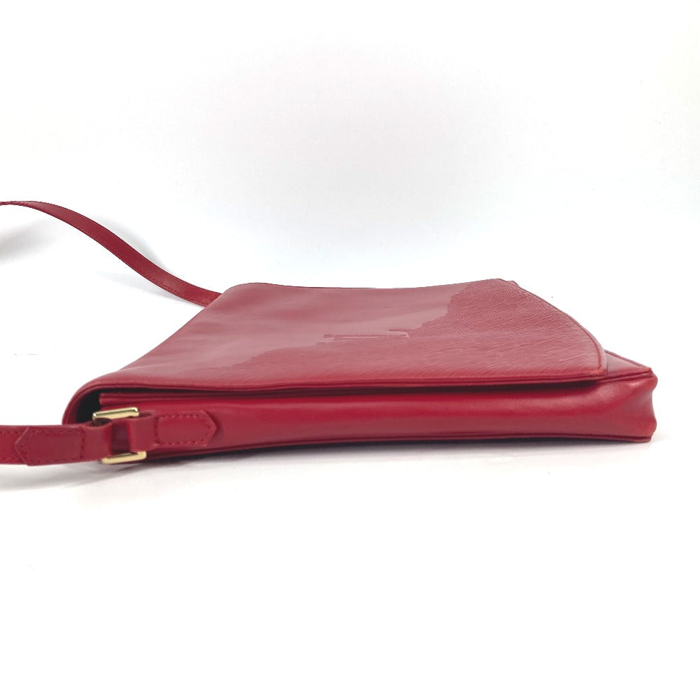 LOUIS VUITTON Shoulder Bag M63937 leather Red Opera Delph Women Used Authentic