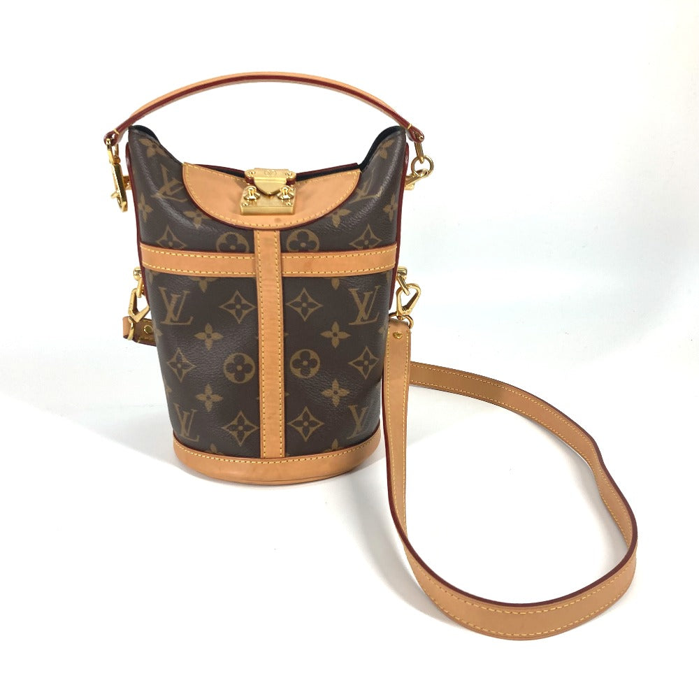 LOUIS VUITTON Shoulder Bag M43587 Monogram canvas Brown Monogram Duffel bag Women Used Authentic