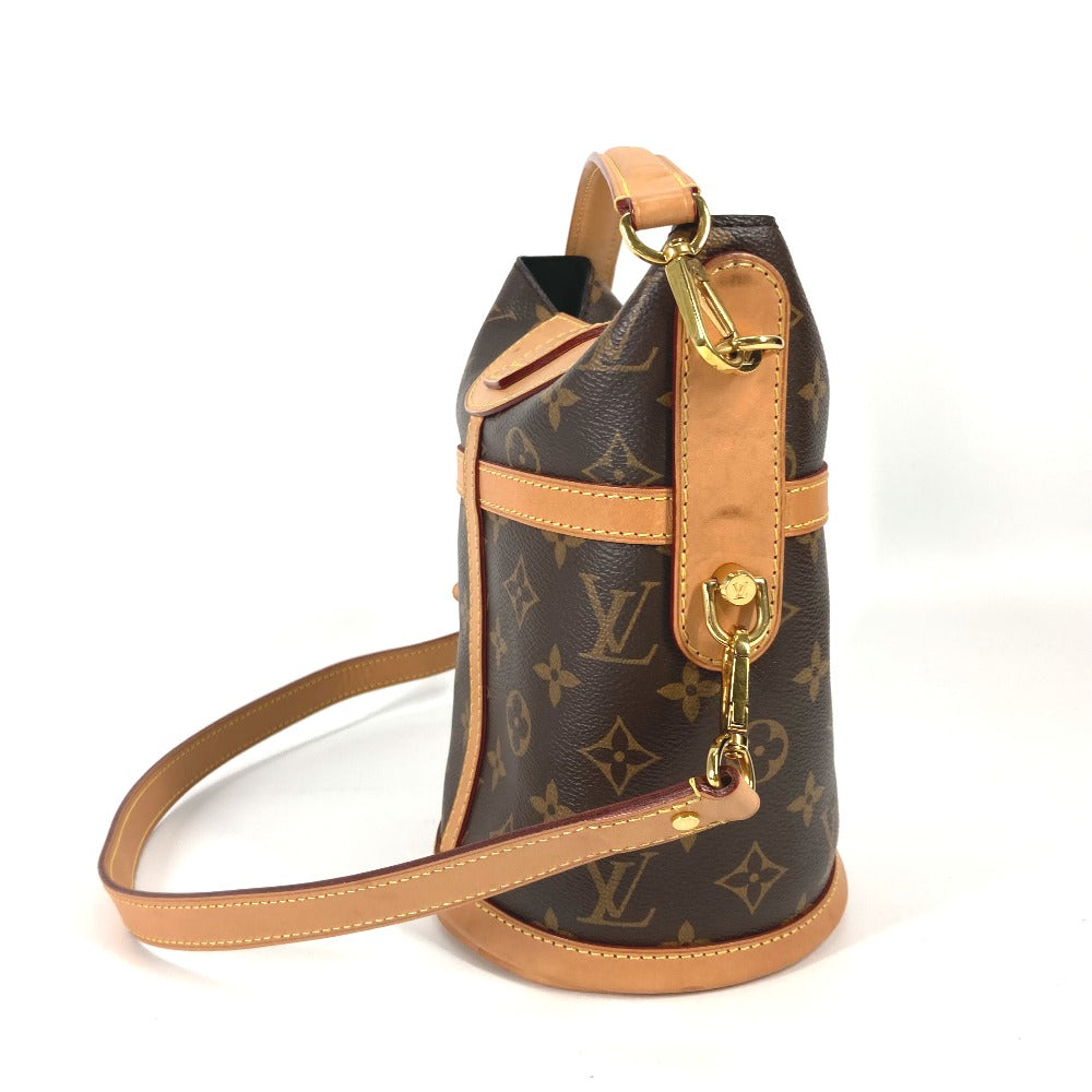 LOUIS VUITTON Shoulder Bag M43587 Monogram canvas Brown Monogram Duffel bag Women Used Authentic