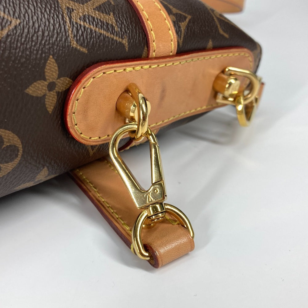 LOUIS VUITTON Shoulder Bag M43587 Monogram canvas Brown Monogram Duffel bag Women Used Authentic
