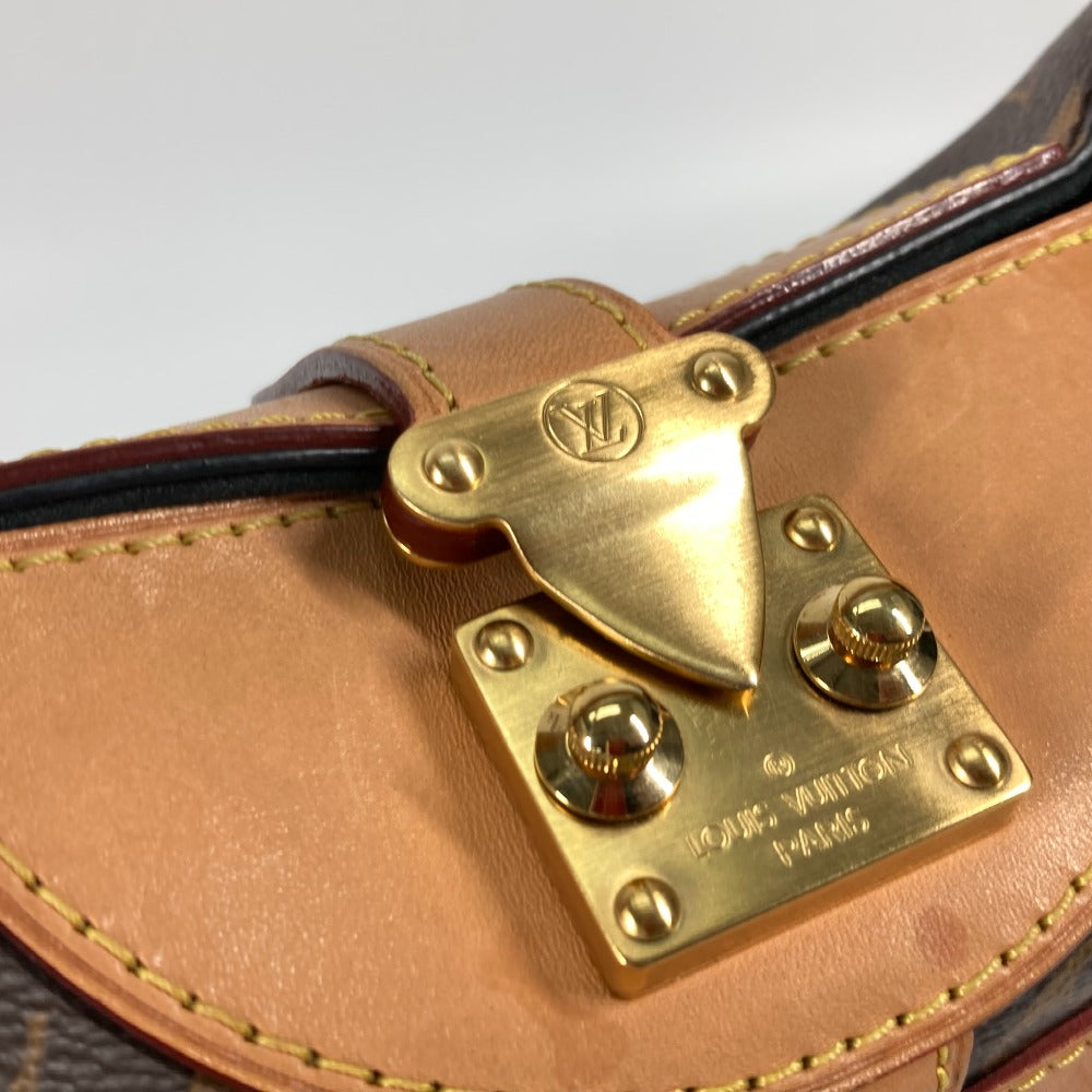 LOUIS VUITTON Shoulder Bag M43587 Monogram canvas Brown Monogram Duffel bag Women Used Authentic